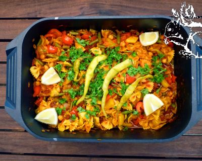 Oven-baked Pasta Paella