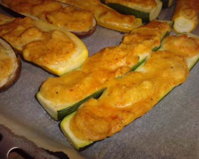 Überbackene Zucchini