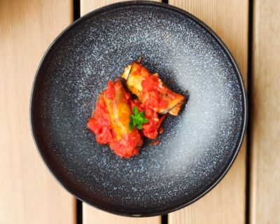 Vegane Involtini mit Melanzani
