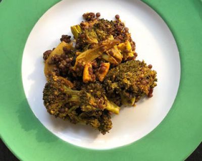 Brokkoli-Salat geröstet (vegan)