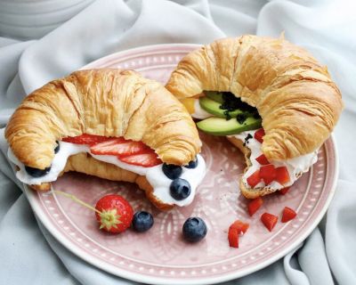 Gefüllte Croissants