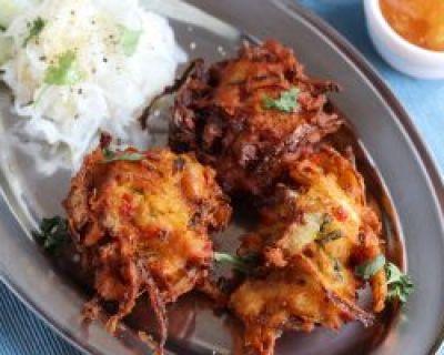 Onion Bhajis: ein perfekter, indischer Snack!