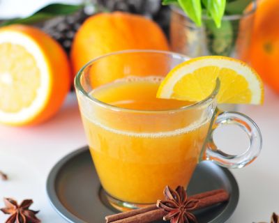 Mandarinen-Punsch fructosearm & Apfel-Orangen-Punsch mit Zimt und Nelken