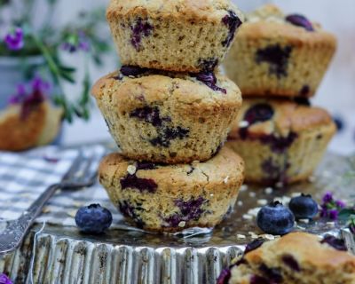 Saftige Vegane Blaubeer-Muffins: Ein Genuss in jeder Biss!