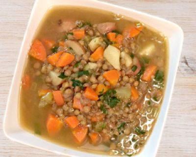 Vegane Linsensuppe wie bei Mama