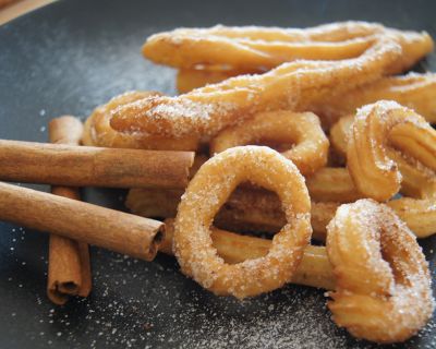 Es weihnachtet sehr-Vegane Churros mit Zimt und Zucker