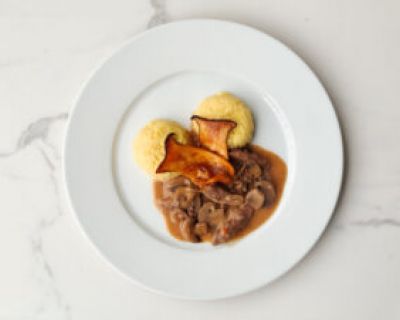 Ultimatives veganes Stroganoff mit Pilzen