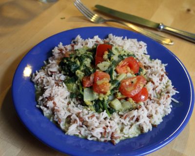 Spinat-Mangold-Curry