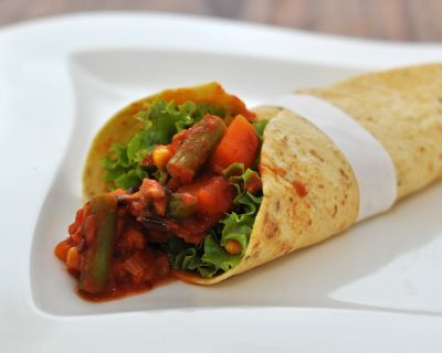 Süß-scharfe-Wraps