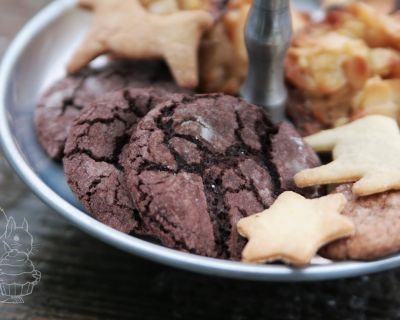 Schoko-Cardamom-Cookies | Chocolate Cardamom Cookies